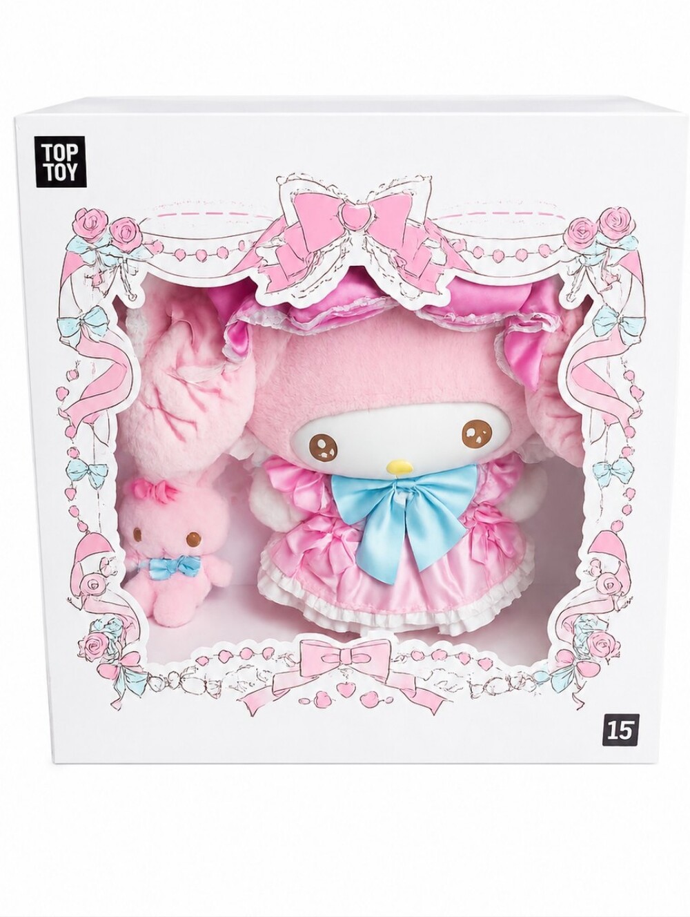 My Melody Fairy Tale Vinyl Face Plush Dolls NIB - My Melody 400%